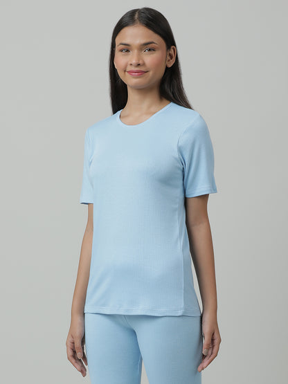 Unisex Thermal Short Sleeve _Blue.