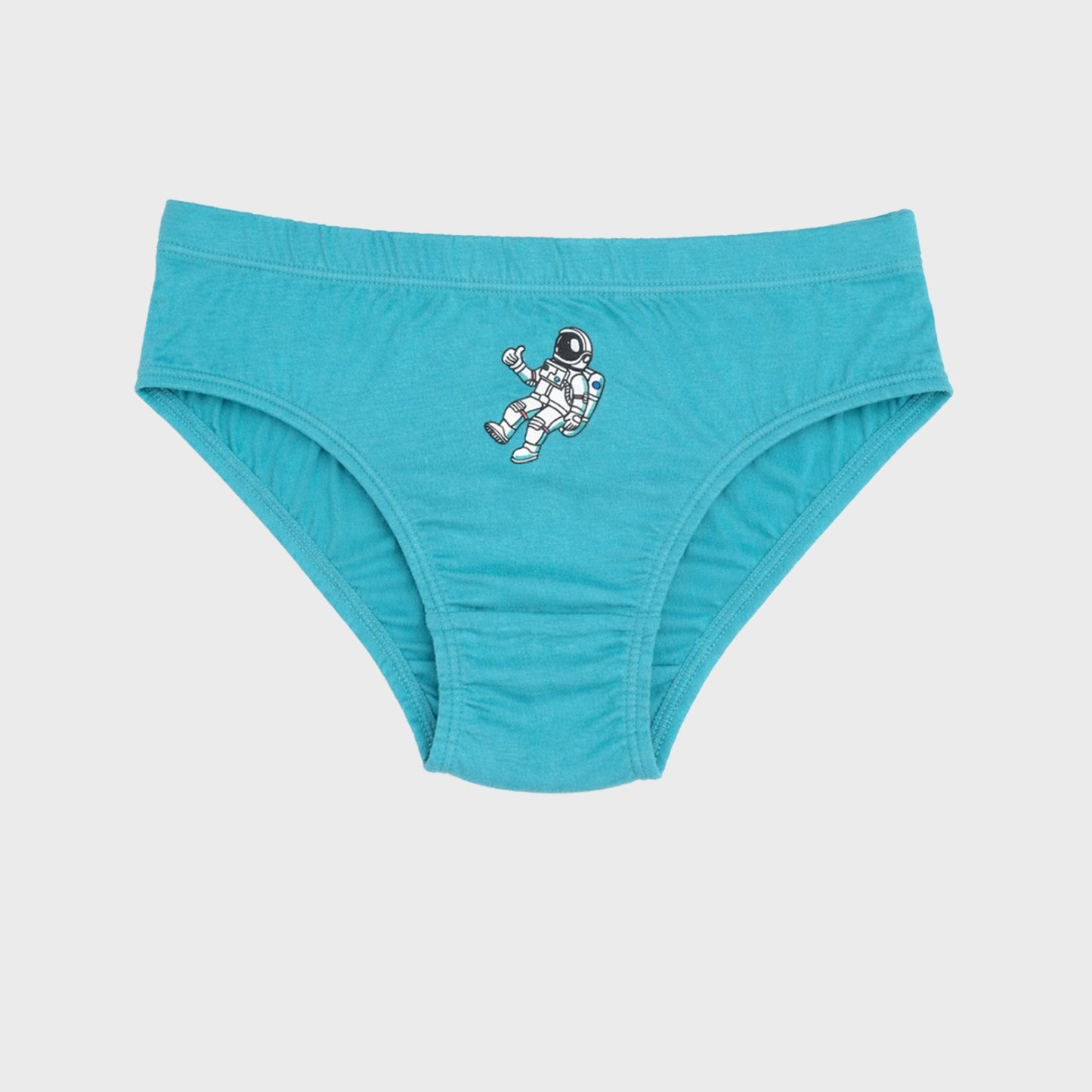 CharmnCherish Boys' astronaut Printed Cotton Brief - Pack Of 3 for 2-16 Years - back view