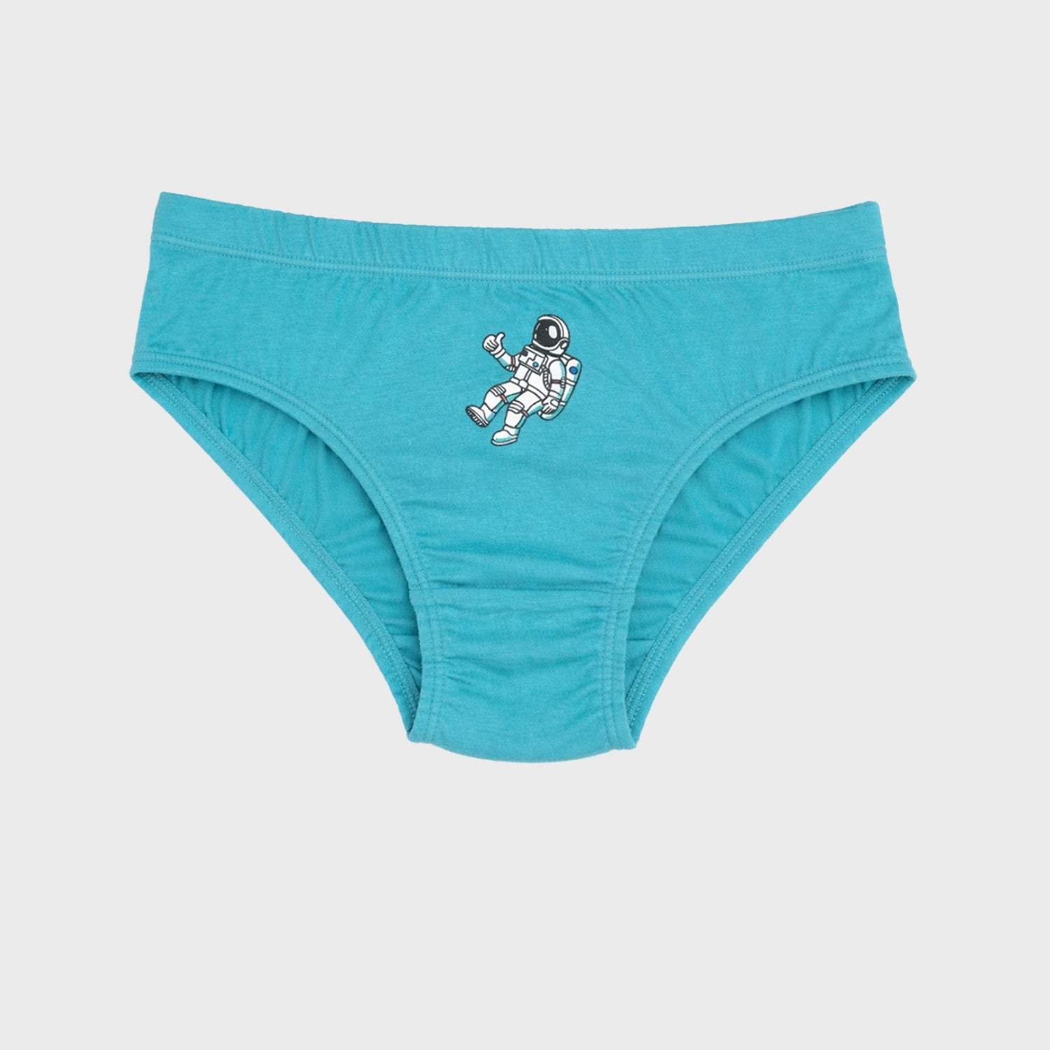CharmnCherish Boys' astronaut Printed Cotton Brief - Pack Of 3 for 2-16 Years - back view