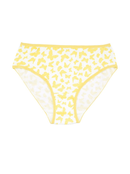 Girls Brief - Butterfly All Over Print Pack of 5