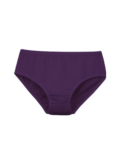 Girls Brief - Unicorn All Over & Solid Colour Combo  Pack of 5.