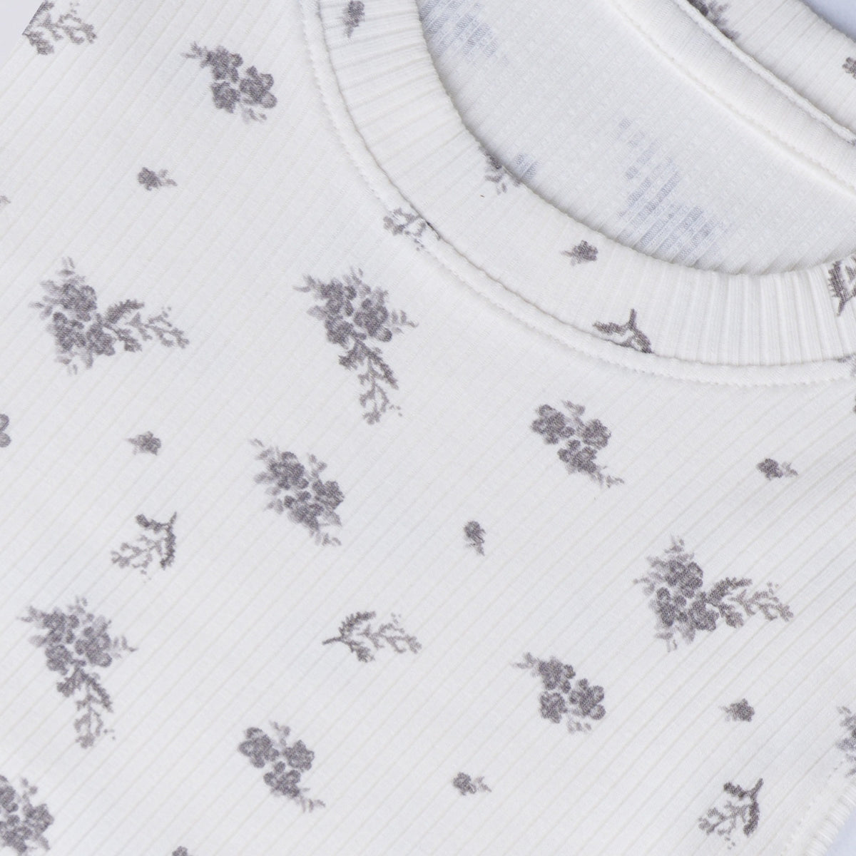 Girls' Cotton Crop Tank Top - Gardenia