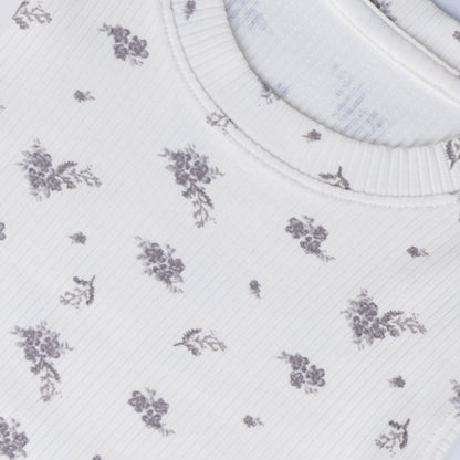 Girls' Cotton Crop Tank Top - Gardenia