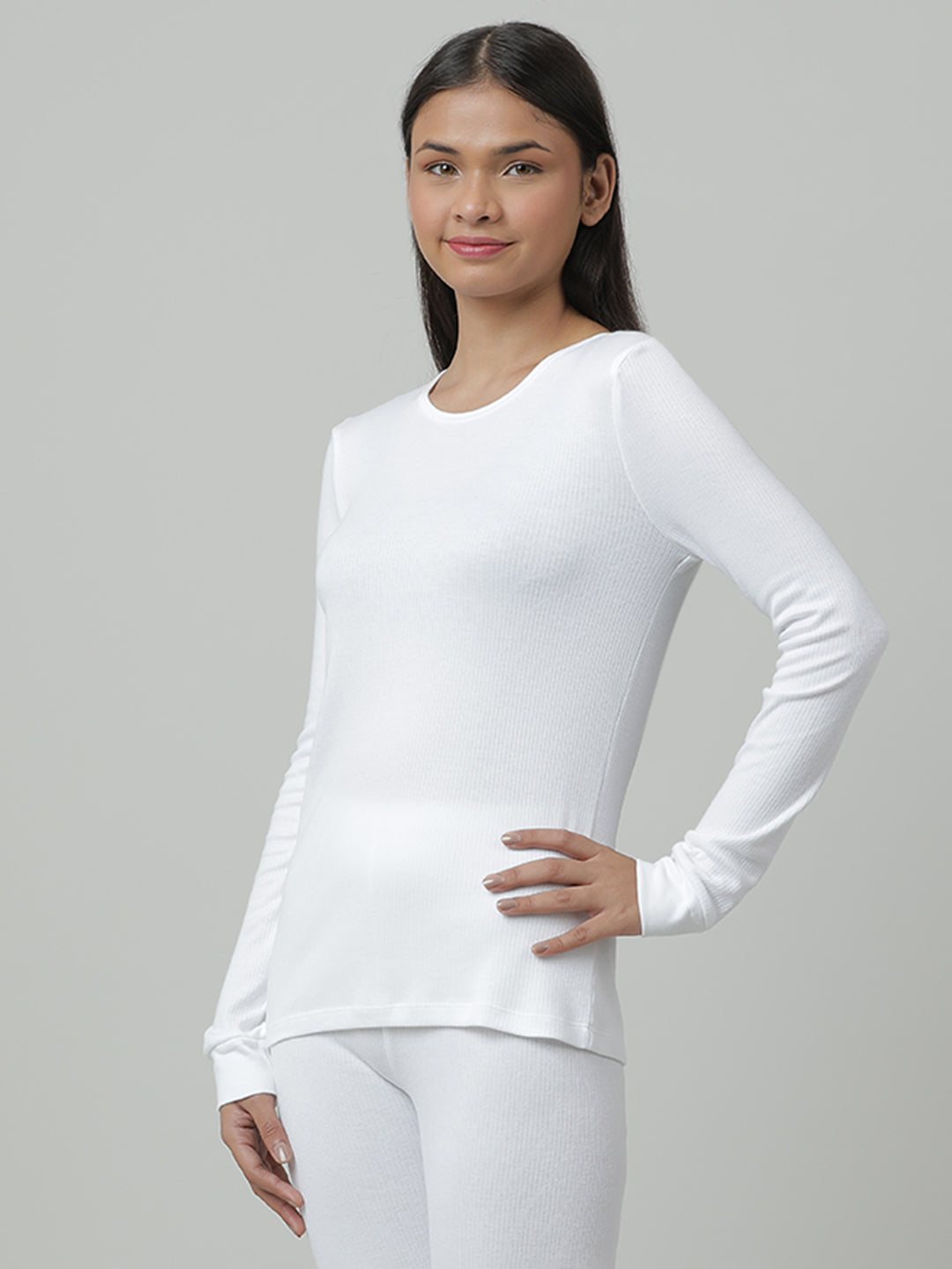 Unisex Thermal Full Sleeve _White.