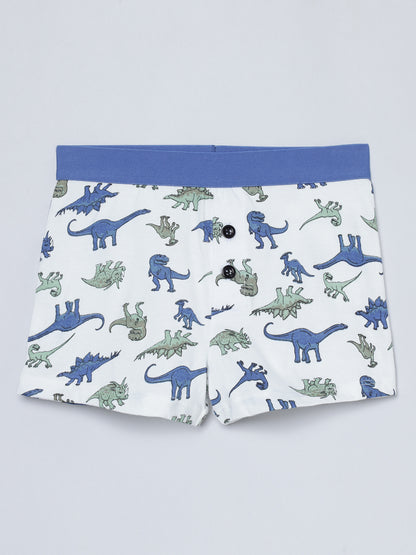 Boxer - Dino  All Over Print  Pack Of 3.