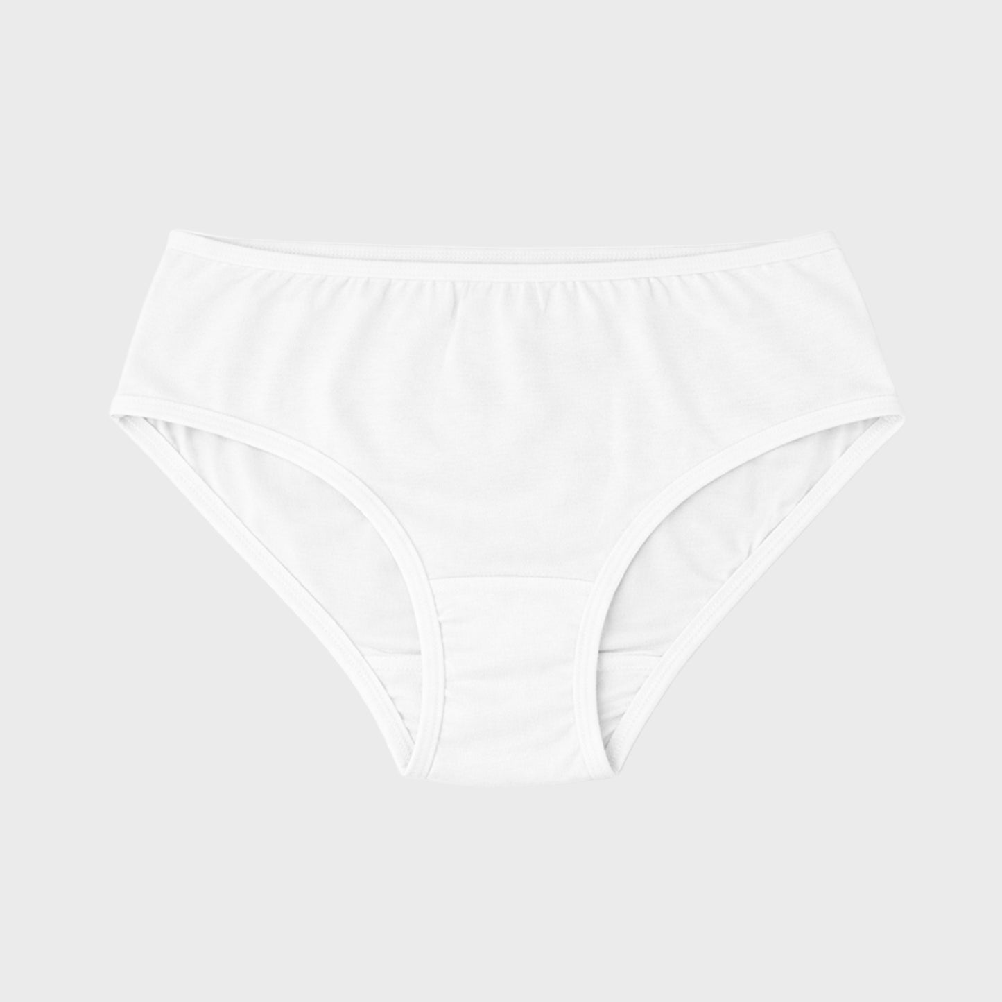 CharmnCherish Girls' Brief - Floral All Over Print Pack Of 5 for 2-11 Years - back view