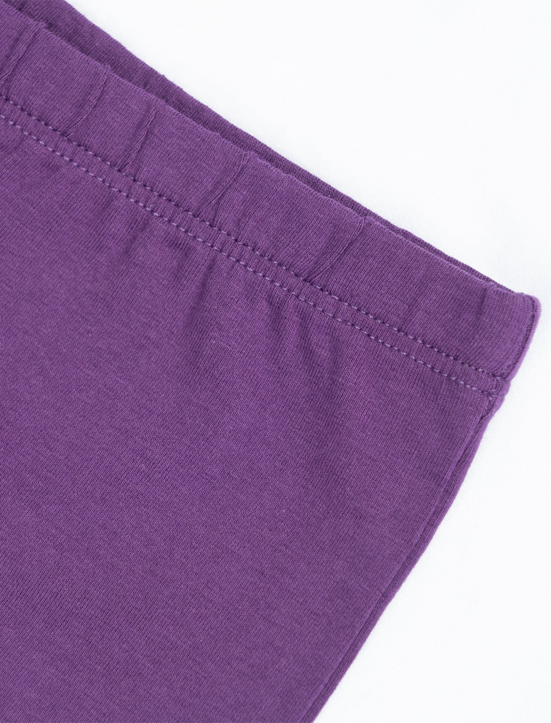 Charm N Cherish Girls Cotton Multiuse Shorties - Pack of 2 (Purple & Black)