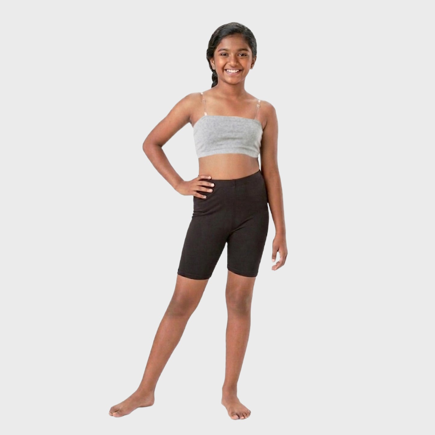 Girls Tube Bra Double Layer Removable Strap Pack Of 2