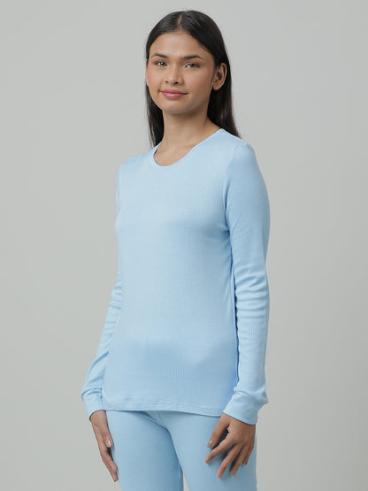 Unisex Thermal Full Sleeve _Blue.