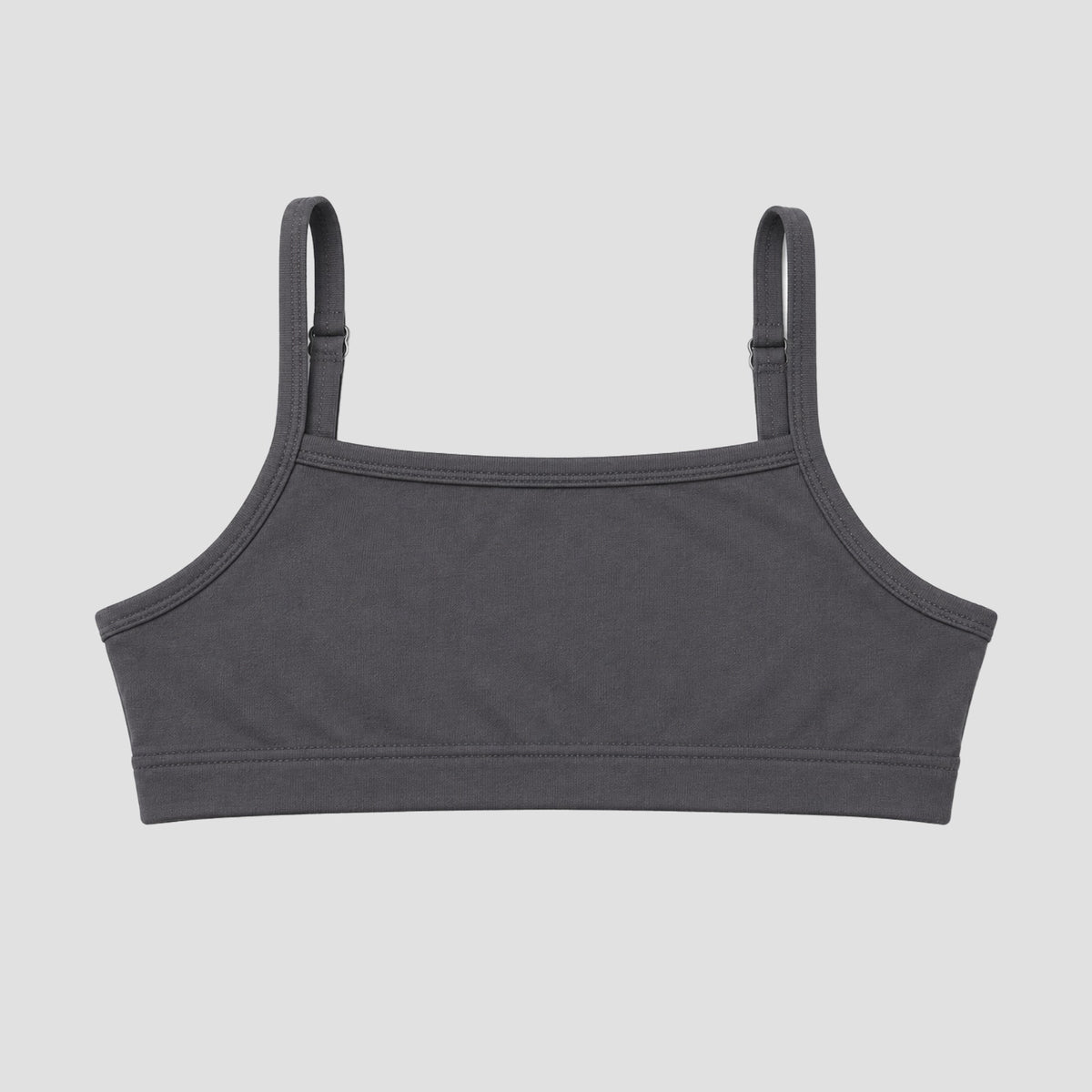 Beginners Bra | Non Padded | Double Layer - Grey