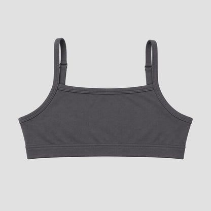 Beginners Bra | Non Padded | Double Layer - Grey