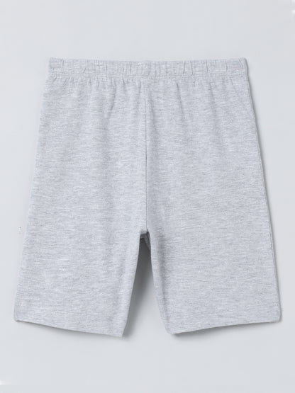 Pack of 4 Girls' Comfortable Cotton Shorties - Soft Breathable Activewear Shorts (Multicolour)