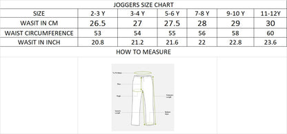 Boys Cotton Blend Joggers Pack of 1