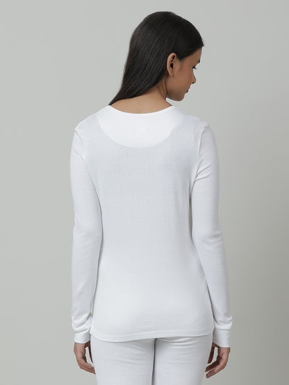 Unisex Thermal Full Sleeve _White.