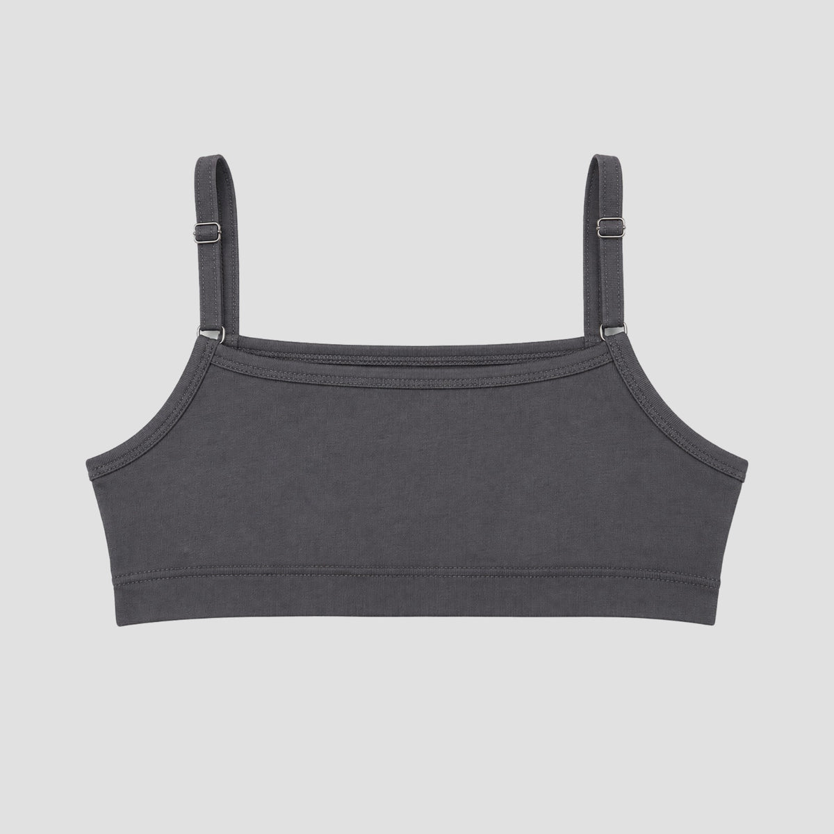 Beginners Bra | Non Padded | Double Layer - Grey