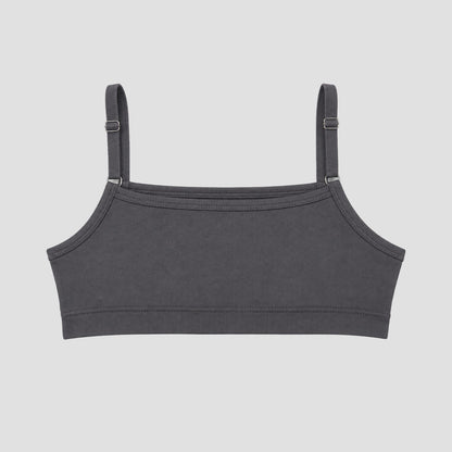 Beginners Bra | Non Padded | Double Layer - Grey