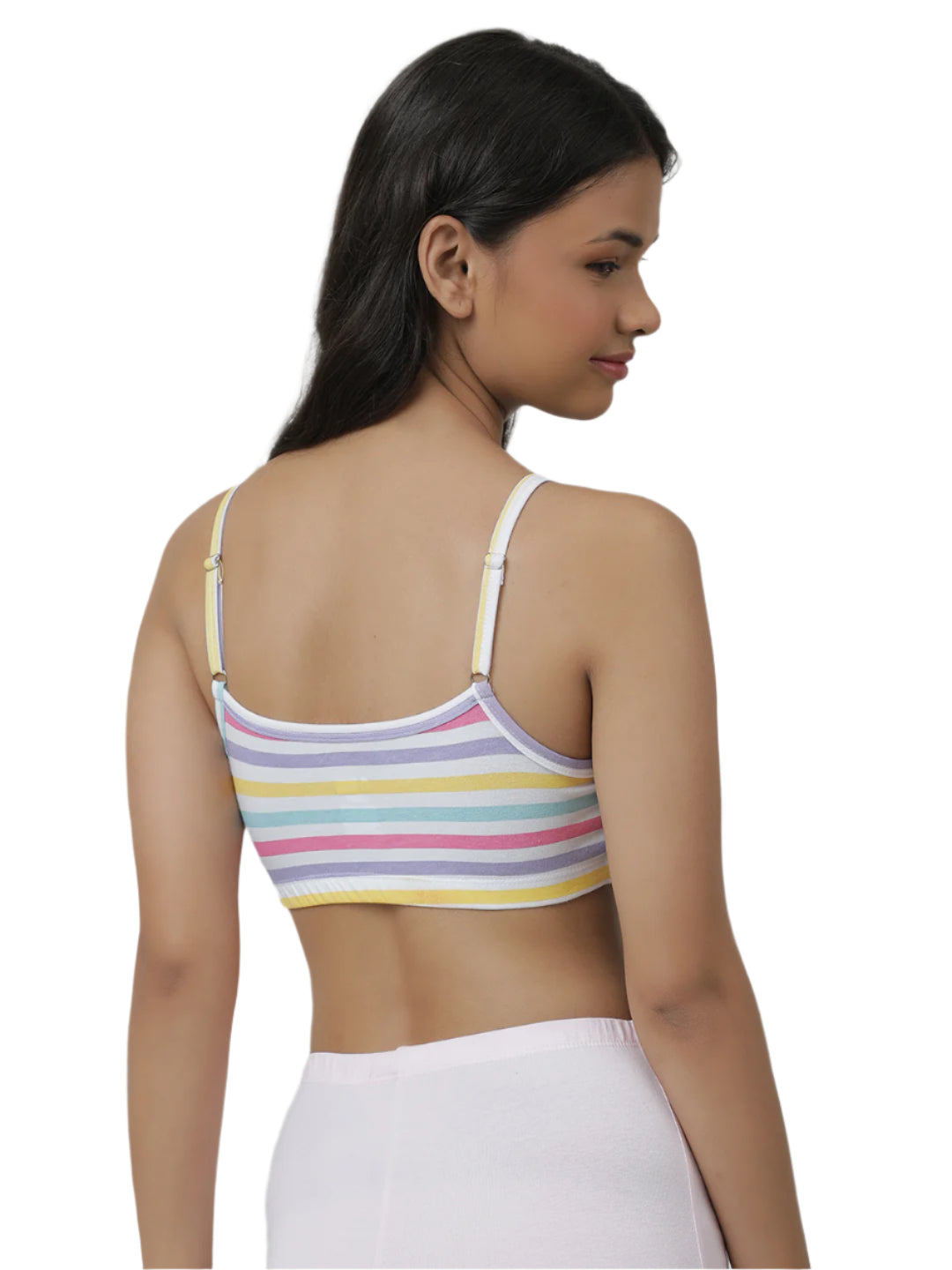 Beginners Bra - Polka Dot & Stripes Printed Pack of  4.