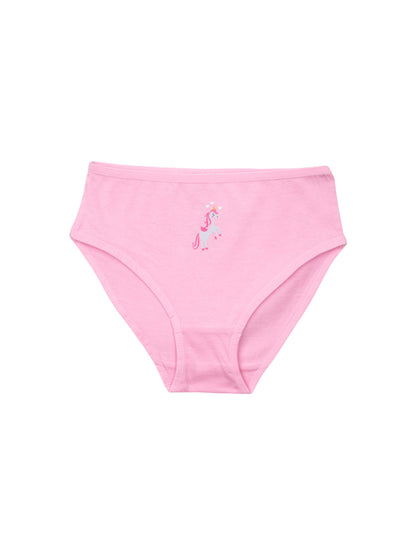 Girls Brief _Polka dot & Stripes All Over Print Pack of 7.