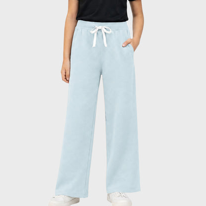 Girls Flare Pants – Baby Blue