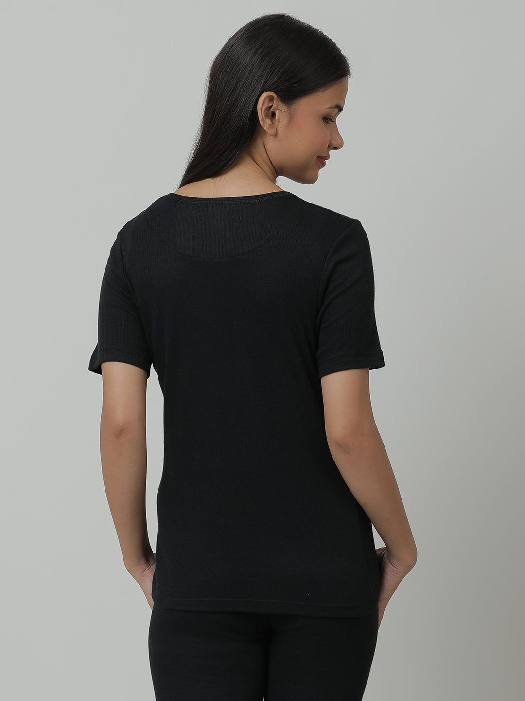 Unisex Thermal Short Sleeve _Black.