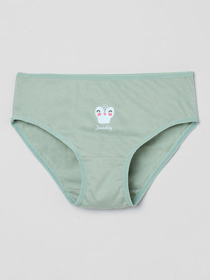 Girls Brief - Weekdays Prints (Pack Of 7).