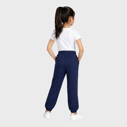 CharmnCherish Girls' Cotton Joggers - Multicolor (Pack of 1) for 2-16 Years - lifestyle shot