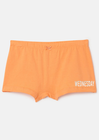 Girls Boy shorts - Weekdays Printed Pack of 7