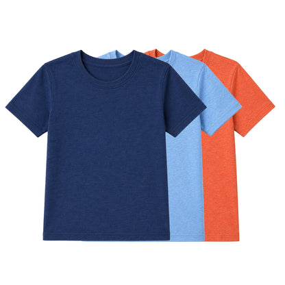 Boys' Cotton Tshirt Half Sleeve Pack of 3