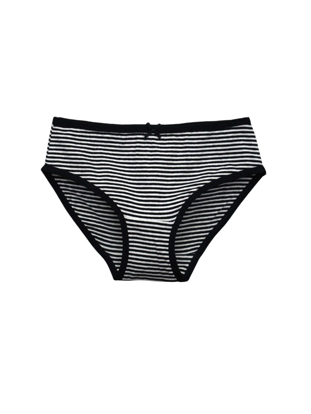Girls Brief _polka dot & Stripes Printed Brief Pack of 9.