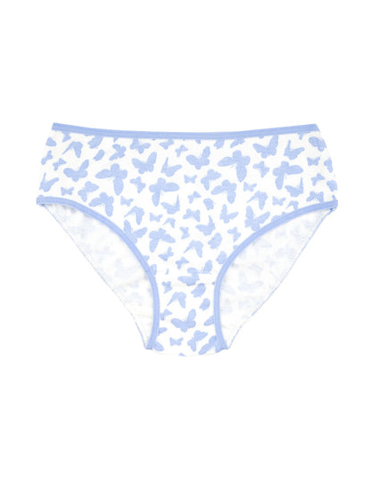 Girls Brief - Butterfly All Over Print Pack of 5
