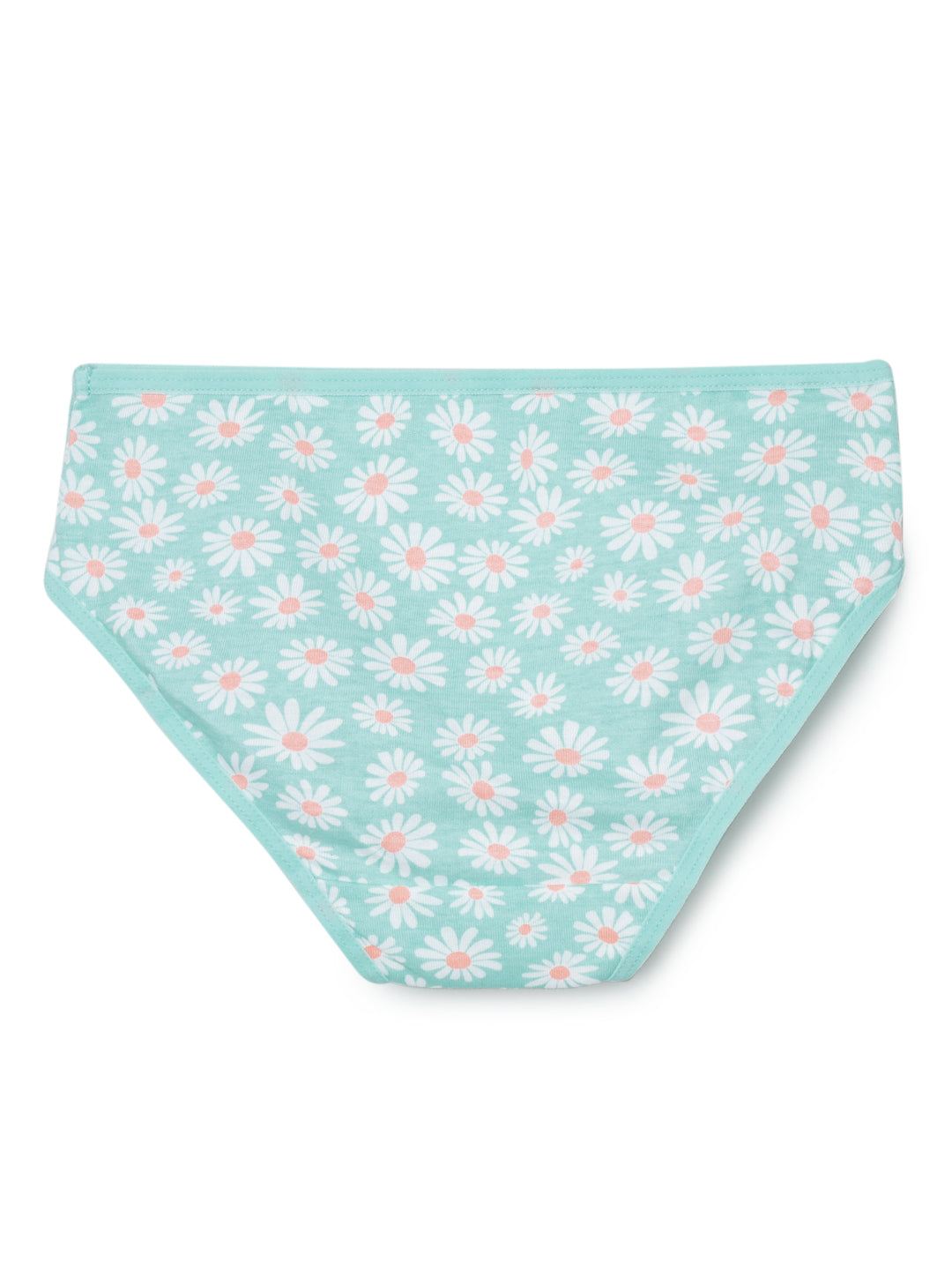 Girls Brief -Flower All over & Stripe Printed Brief Pack of 5.