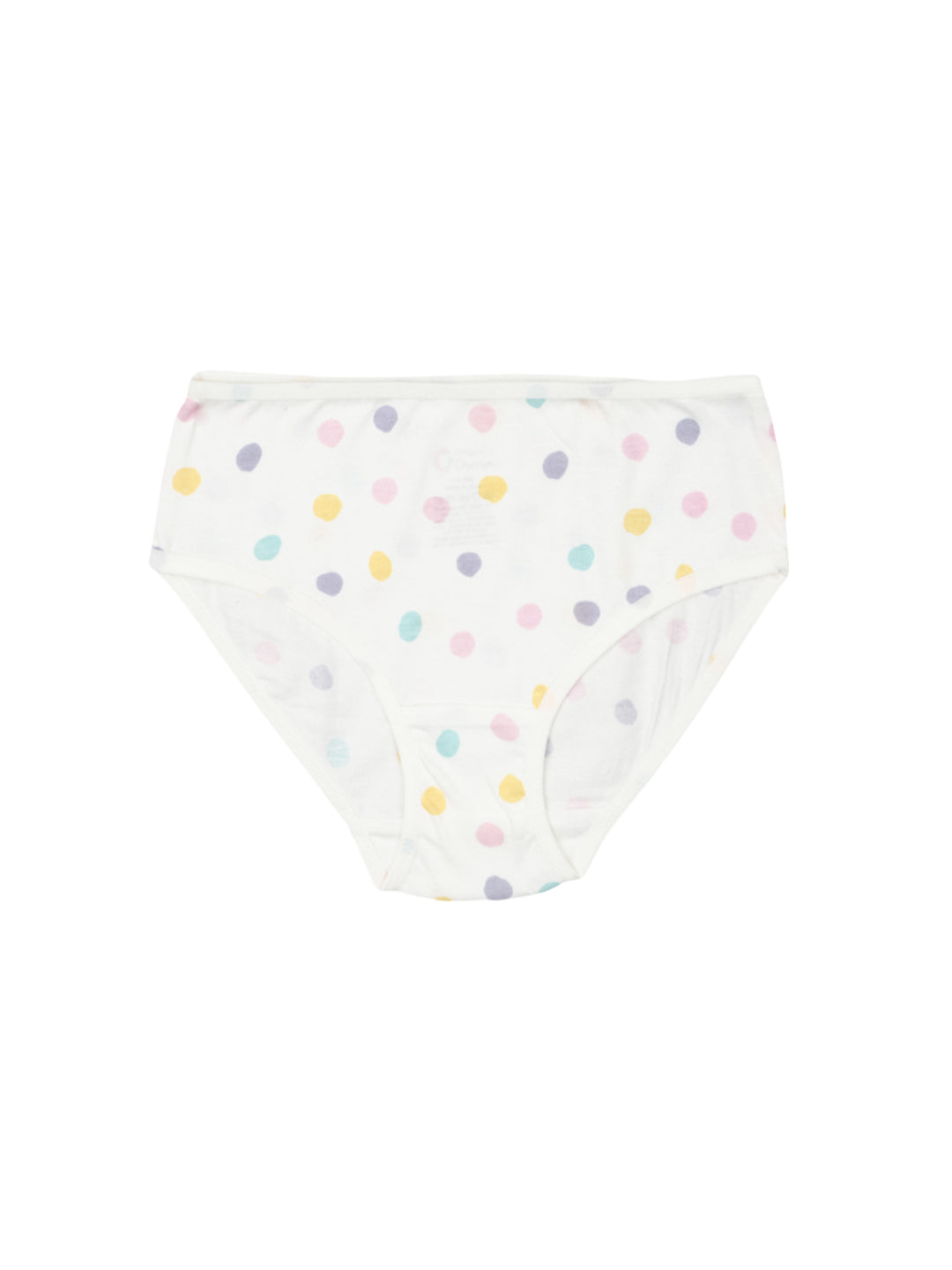 Girls Brief _Polka dot & Stripes All Over Print Pack of 7.
