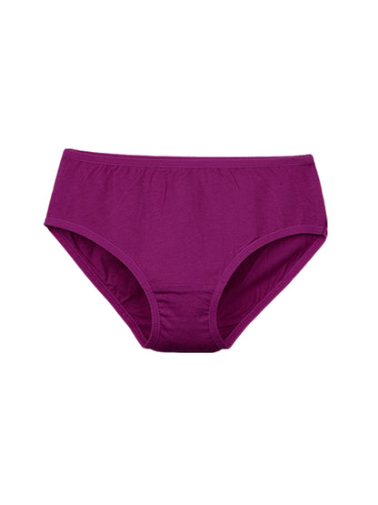 Girls Brief - Unicorn All Over & Solid Colour Combo  Pack of 5.