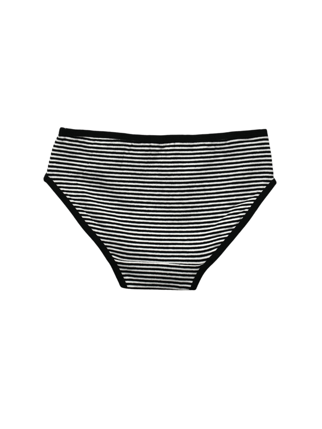 Girls Brief _polka dot & Stripes Printed Brief Pack of 9.