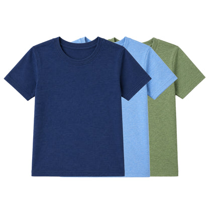 Boys' Cotton Tshirt Half Sleeve Pack of 3