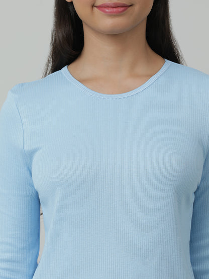 Unisex Thermal Full Sleeve _Blue.