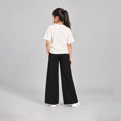 Girls' Palazzo Pants – Black