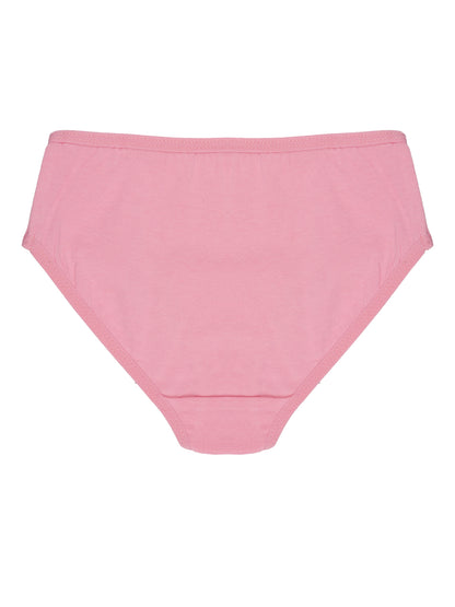 Girls Brief - Solid color and Aop print pack of 5