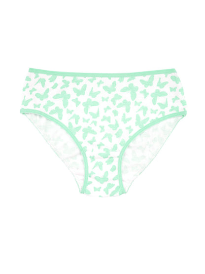 Girls Brief - Butterfly All Over Print Pack of 5