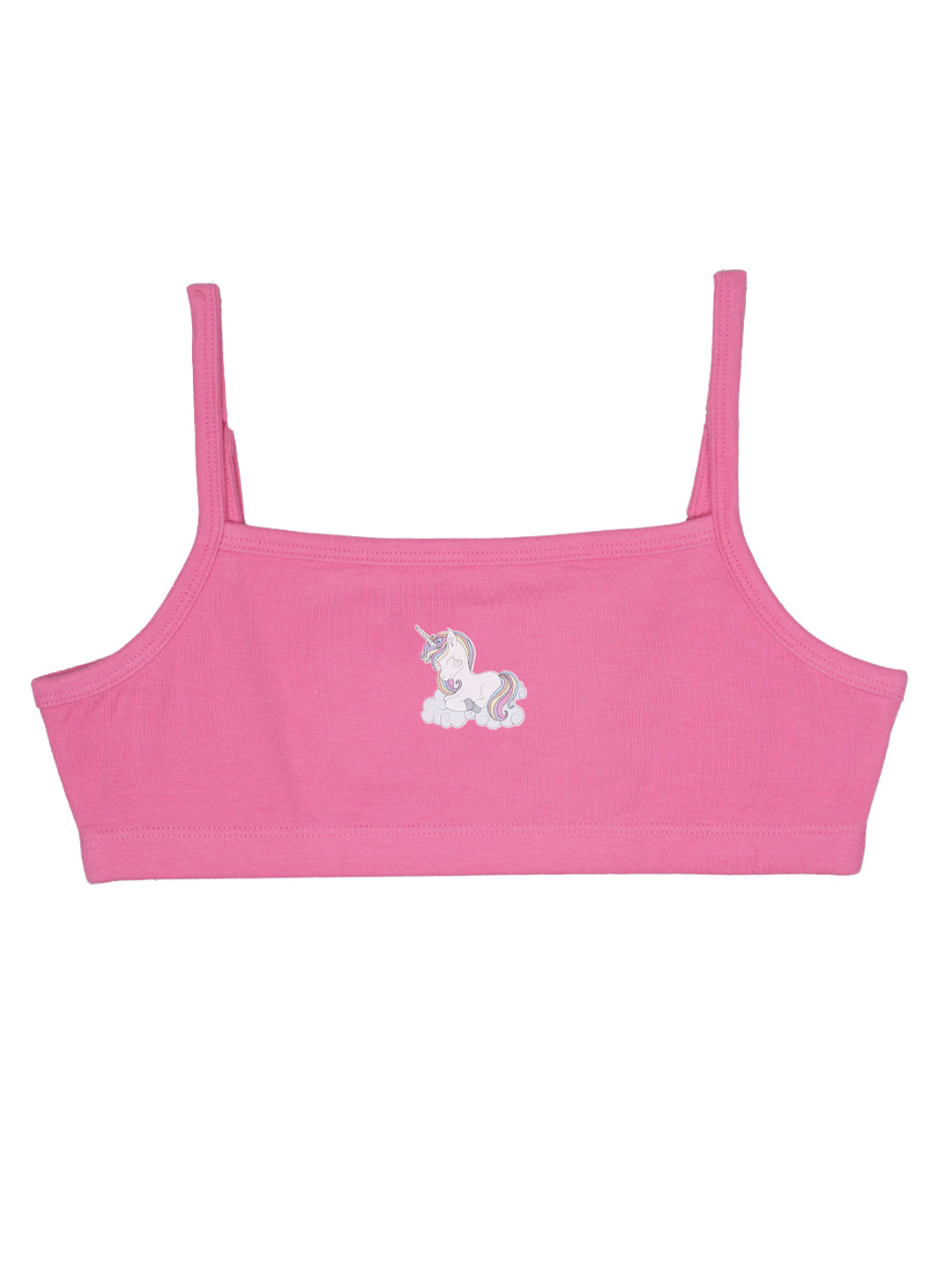 Beginners Bra - Unicorn Print Multicolor Pack of 4