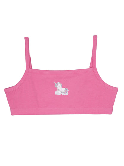 Beginners Bra - Unicorn Print Multicolor Pack of 4