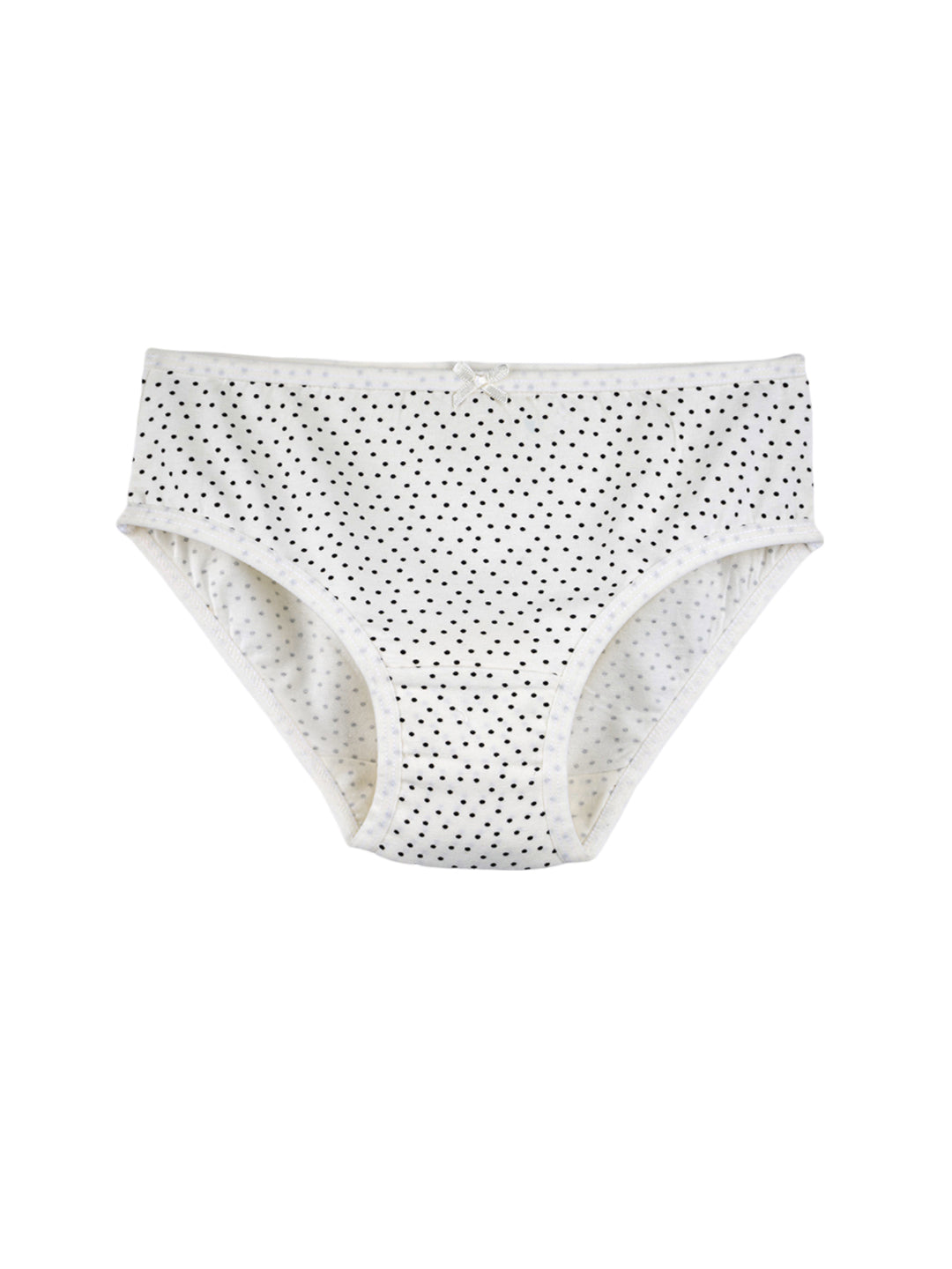 Girls Brief _polka dot & Stripes Printed Brief Pack of 9.