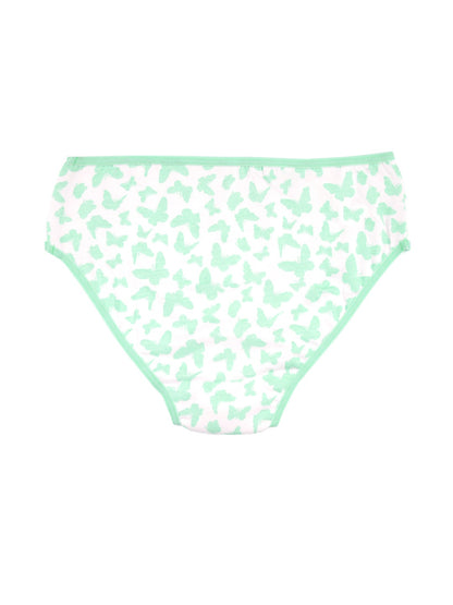 Girls Brief - Butterfly All Over Print Pack of 5