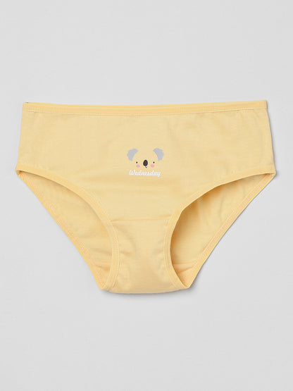 Girls Brief - Weekdays Prints (Pack Of 7).