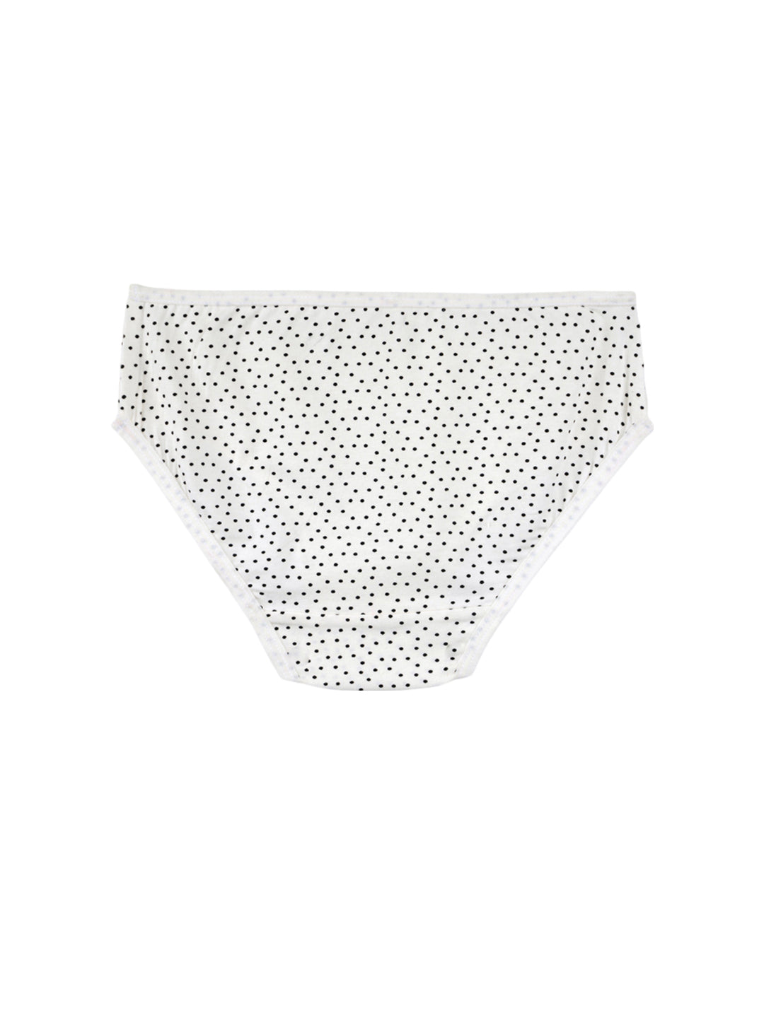 Girls Brief _polka dot & Stripes Printed Brief Pack of 9.
