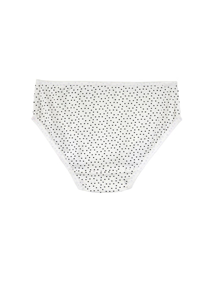 Girls Brief _polka dot & Stripes Printed Brief Pack of 9.