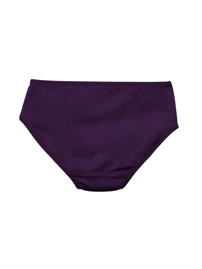 Girls Brief - Unicorn All Over & Solid Colour Combo  Pack of 5.