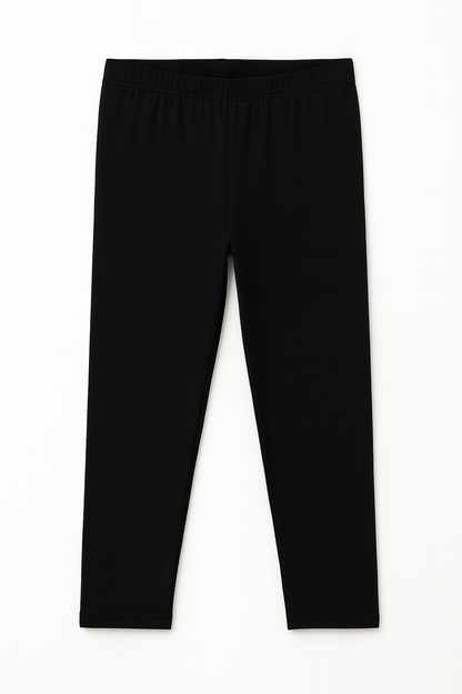 Girls Leggings Pack Of 1_Black