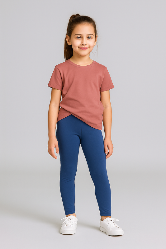 Girls Leggings Pack Of 1_Navy Blue