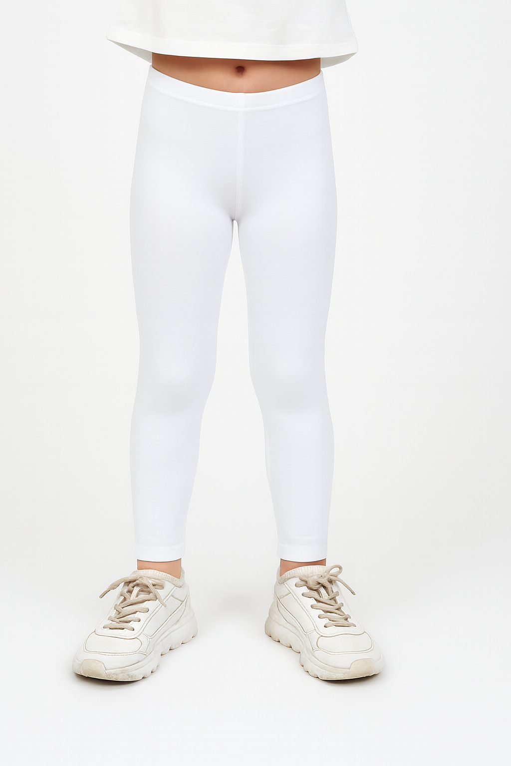 Girls Legings Pack Of 1_White